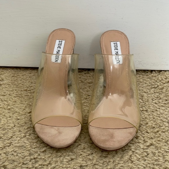 Steve Madden Classify Clear Heels 